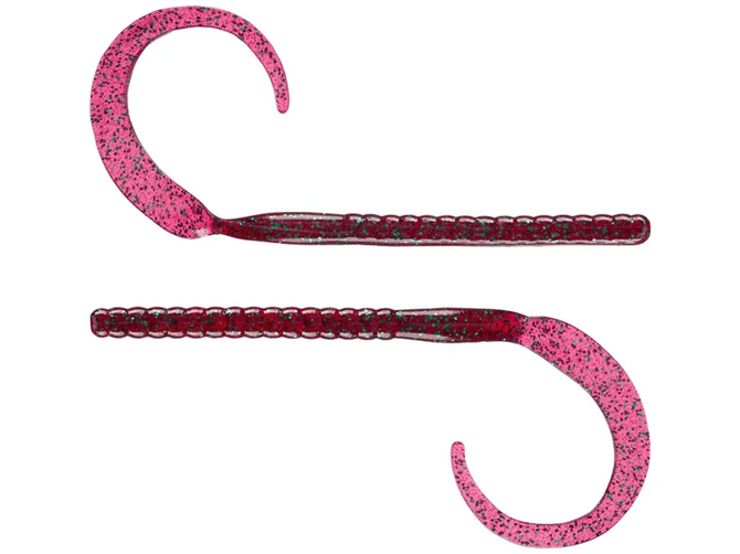 Zoom Swimmin' Super Fluke Jr. 4″ – Salt‑Impregnated Paddle‑Tail Swimbait (10‑Pack) - Redbug