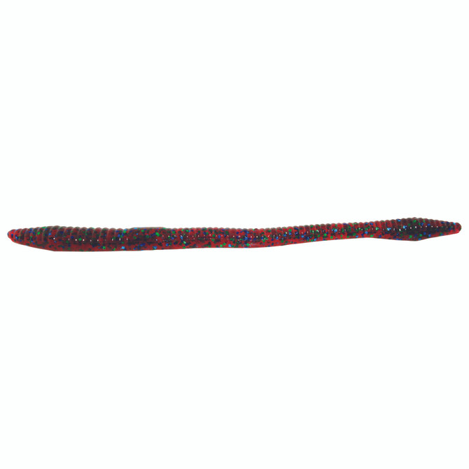 Zoom Trick Worm – 6.5″ Salt - Plum Apple