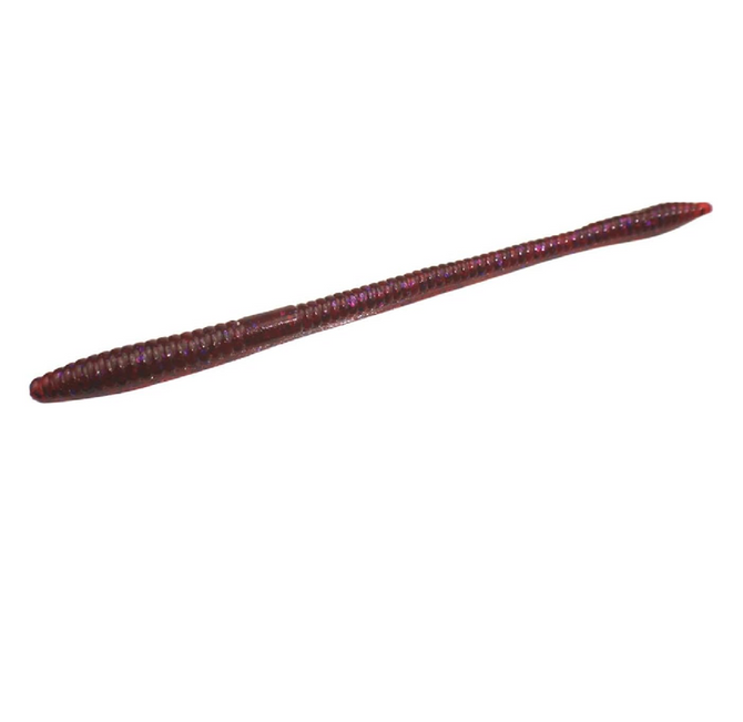 Zoom Trick Worm – 6.5″ Salt - Cranberry