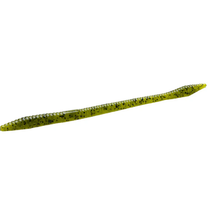 Zoom Trick Worm – 6.5″ Salt - Watermelon Seed