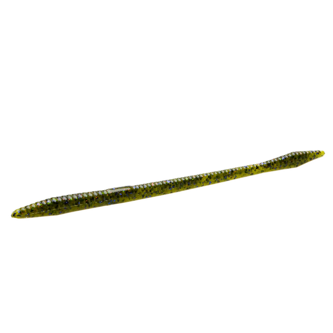 Zoom Trick Worm – 6.5″ Salt - Watermelon Candy Red