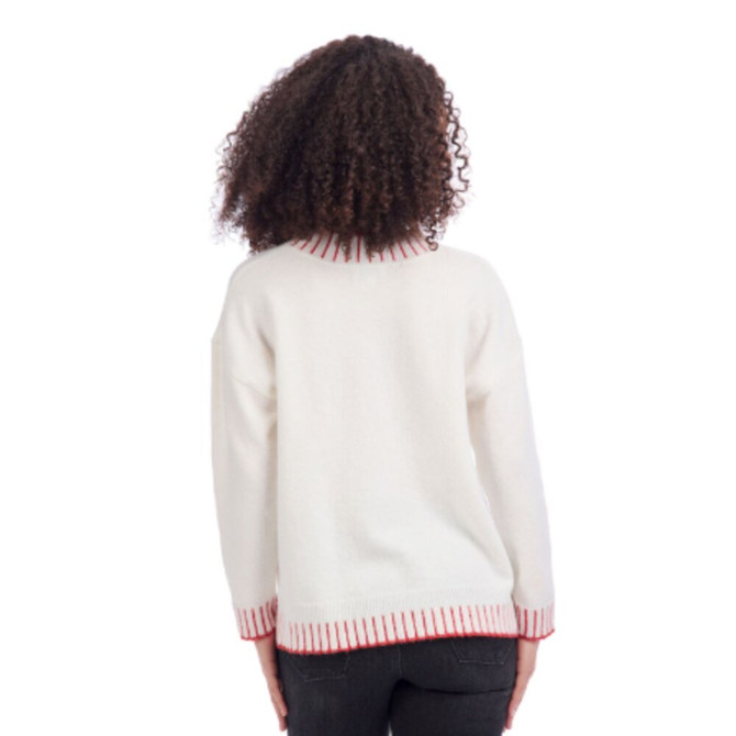 Mud Pie Wilder Bow Sweater - White