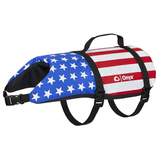 Onyx Nylon Pet Life Vest - Stars & Stripes