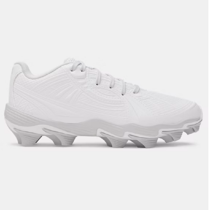 Under Armour Girl's Glyde Sola RM Softball Cleats - White
