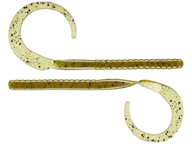 Zoom Ol’ Monster 10½″ Salt‑Impregnated Magnum Worm – 9‑Pack - Watermelon Red