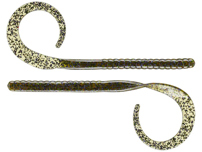 Zoom Ol’ Monster 10½″ Salt‑Impregnated Magnum Worm – 9‑Pack - Watermelon Candy Red