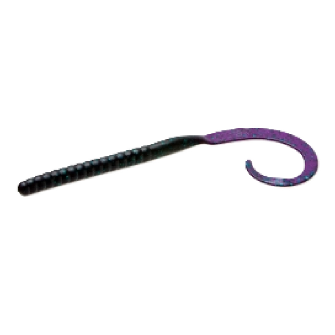 Zoom Ol’ Monster 10½″ Salt‑Impregnated Magnum Worm – 9‑Pack - Junebug