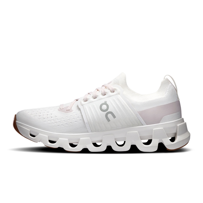 On Women's Cloudswift 4 Running Shoes - White/Lily