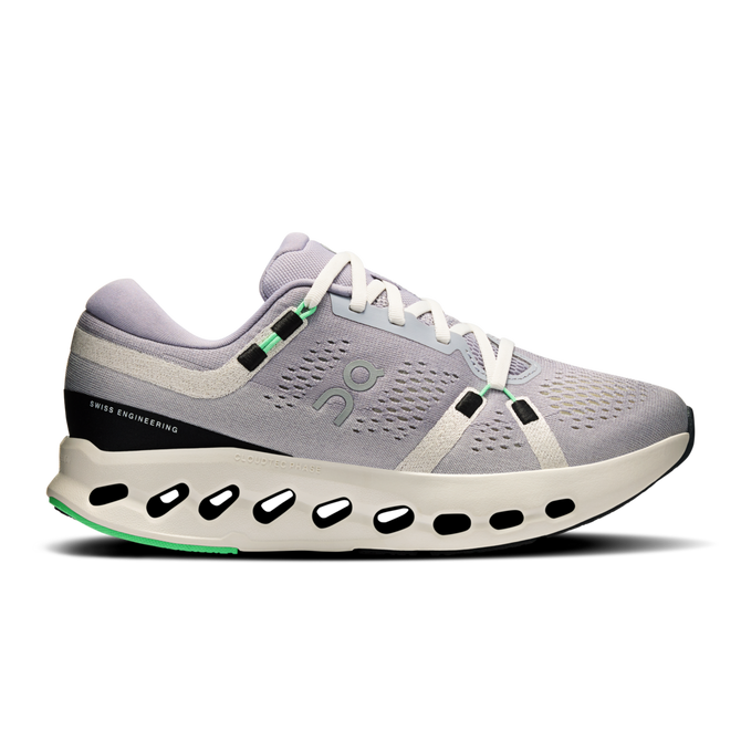 On Women's Cloudsurfer 2 Running Shoes - Lilac/Ivory