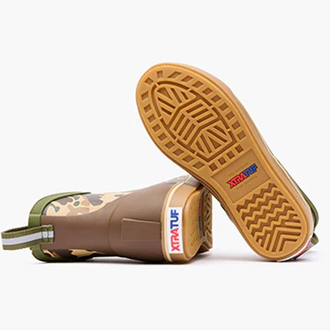 XTRATUF Youth Boys Ankle Deck Boot - Duck Camo