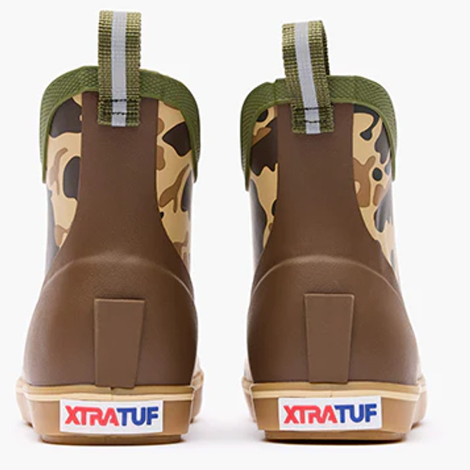 XTRATUF Youth Boys Ankle Deck Boot - Duck Camo