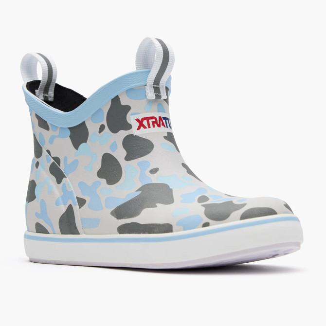 XTRATUF Youth Boys Ankle Deck Boot - Ice Duck Camo