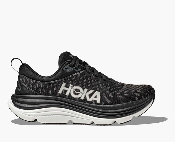 Hoka Women's Gaviota 5 Wide - Black/White