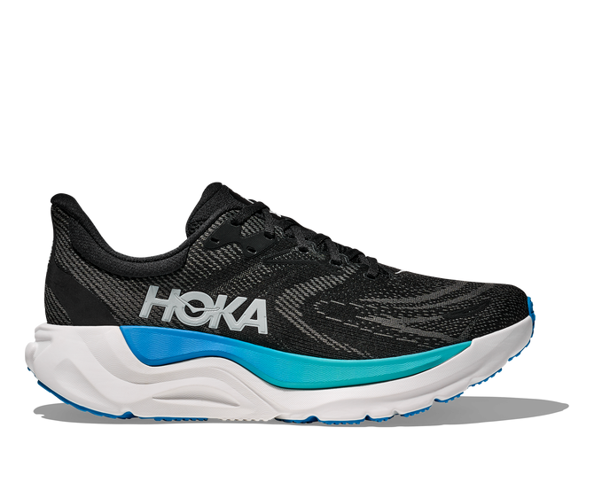 Hoka Men's Arahi 8 Running Shoes - Black/Skyward Blue