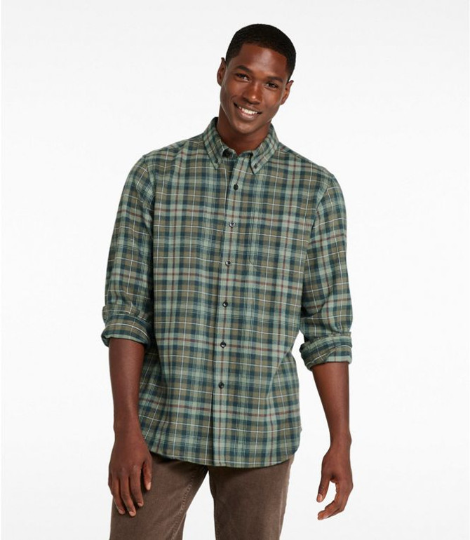L.L. Bean Men's Scotch Plaid Flannel Shirt - MacKenzie Weathered L.L. Bean Men's Scotch Plaid Flannel Shirt - MacKenzie Weathered
