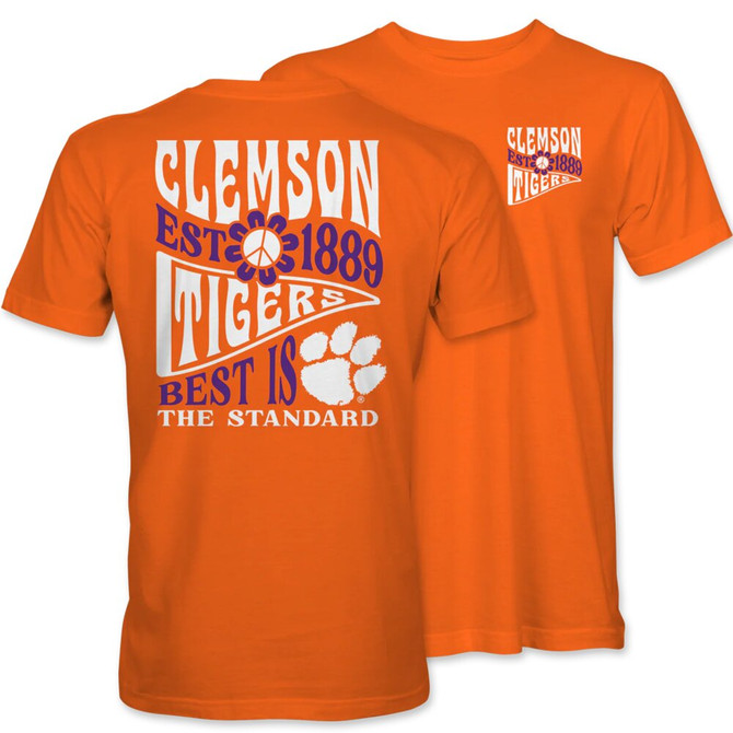 Palmetto Shirt Co. Clemson Tigers Peace Pendant Tee