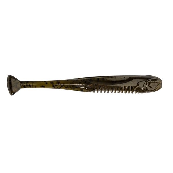 Z‑Man Drop KickerZ 3.5″ ElaZtech Finesse Bait - Green Pumpkin