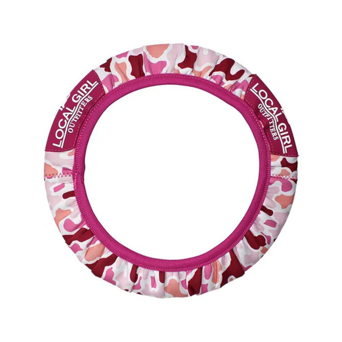 Local Girl Steering Wheel Cover - Pink Localflage