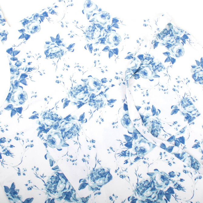 8 Oak Lane Blue Rose Apron