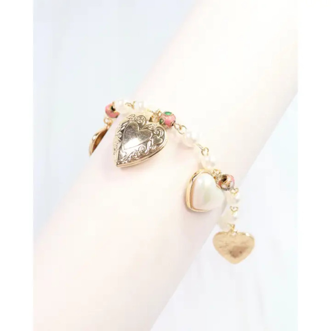 Caroline Hill Olsen Charm Bracelet Pearl