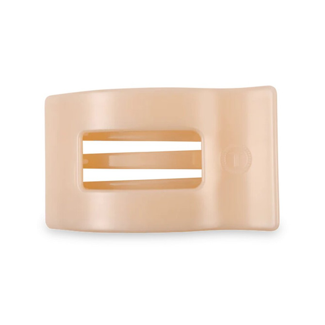 Teleties Almond Beige Medium Flat Rectangle Hair Clip Teleties Almond Beige Medium Flat Rectangle Hair Clip