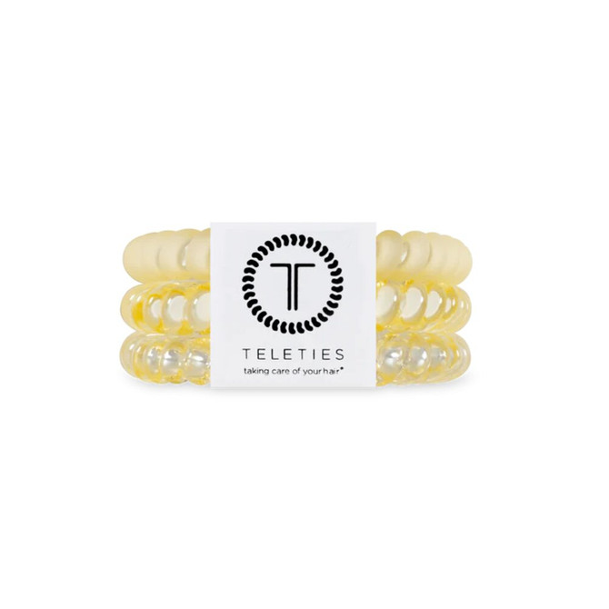 Teleties Butter Yellow Small Hair Ties