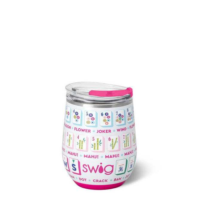 Swig Life 12oz Stemless Wine - Mahjong Swig Life 12oz Stemless Wine - Mahjong
