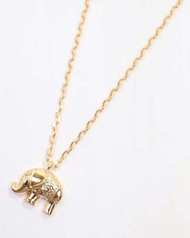 Caroline Hill Happy Go Lucky Necklace Gold