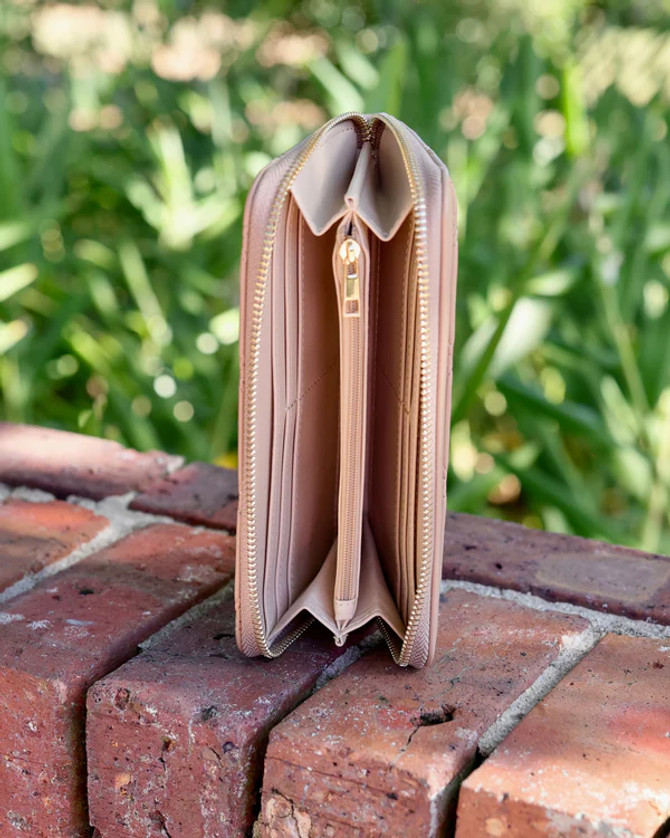 Caroline Hill Penelope Wallet - Latte DQ