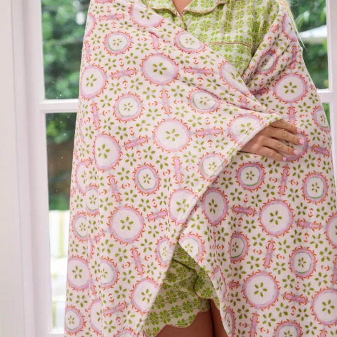 Laura Park Rosie Fleece Blanket Laura Park Rosie Fleece Blanket