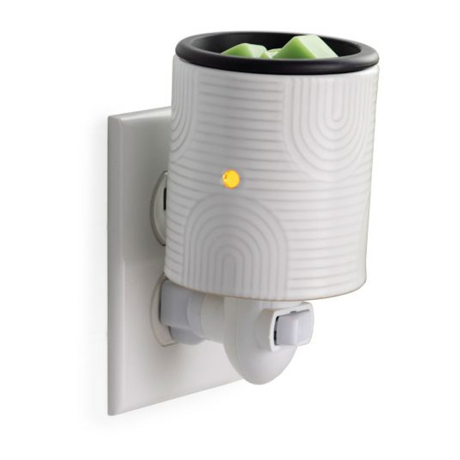 Candle Warmers Arch Deco Flip Dish Pluggable Fragrance Warmer