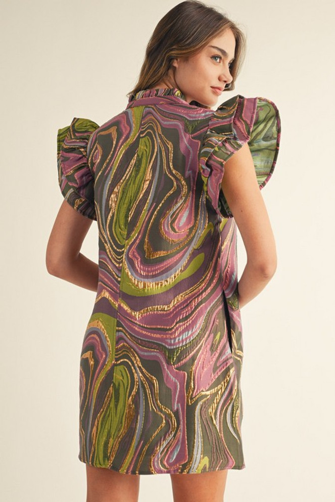 Jodifl Abstract Jacquard Dress with Lurex Jodifl Abstract Jacquard Dress with Lurex