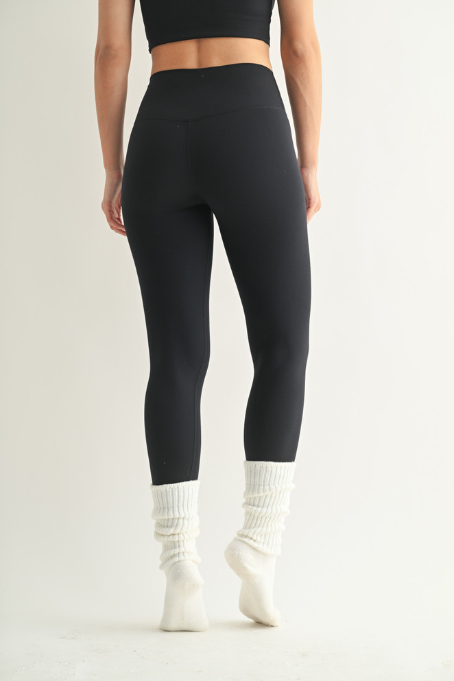 Mono B Venice Cloud Light Contour High-Waisted Leggings - Black Mono B Venice Cloud Light Contour High-Waisted Leggings - Black
