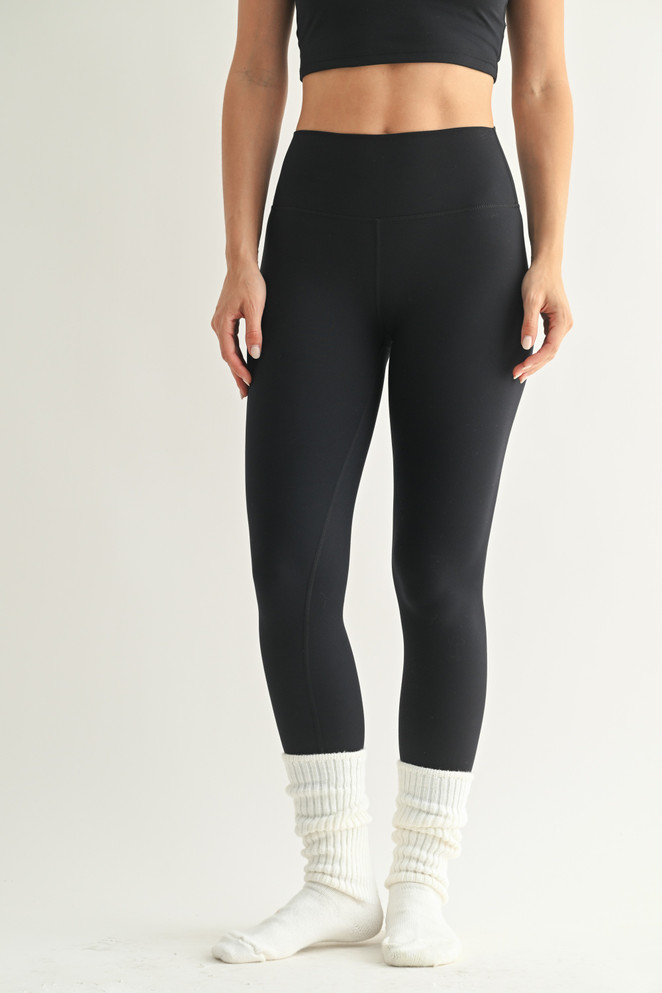 Mono B Venice Cloud Light Contour High-Waisted Leggings - Black Mono B Venice Cloud Light Contour High-Waisted Leggings - Black