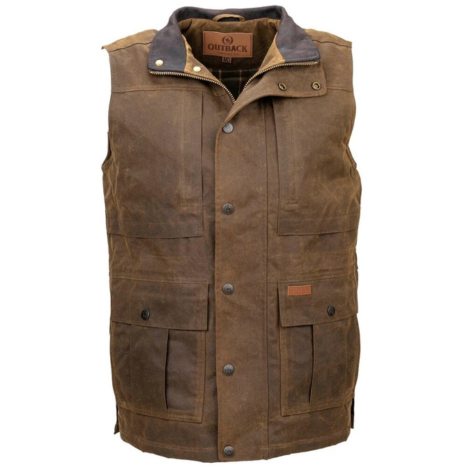 Outback Trading Co. Men's Deer Hunter Vest - Bronze