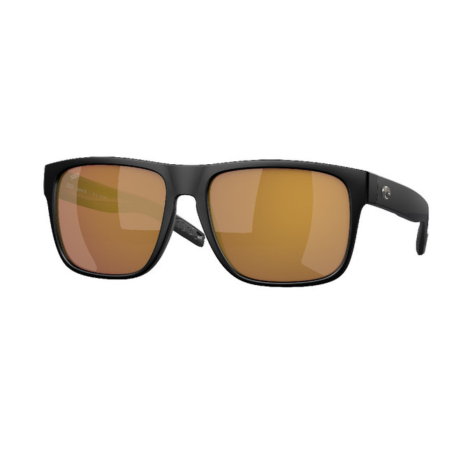Costa Del Mar Spearo XL Sunglasses – Matte Black / Gold Mirror