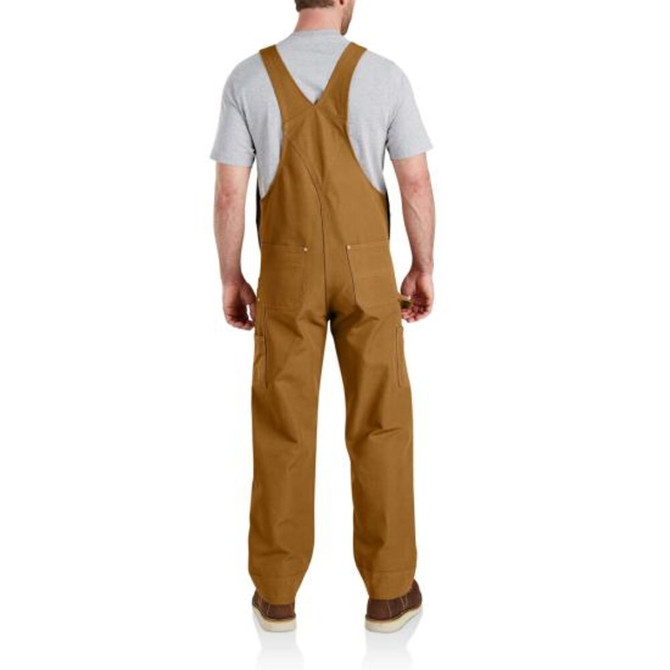 Carhartt Duck Bib Overalls - Unlined - Carhartt Brown