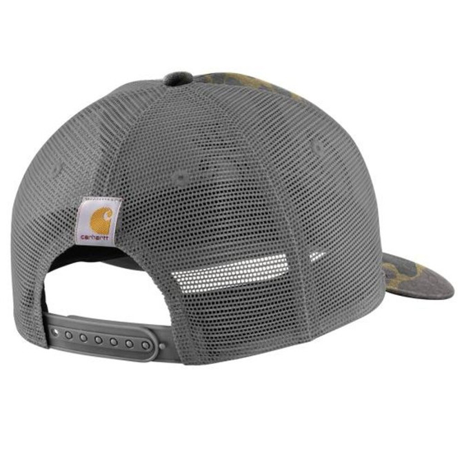 Carhartt Wool Mesh Back Camo Logo Patch Cap - Khaki Vintage Camo