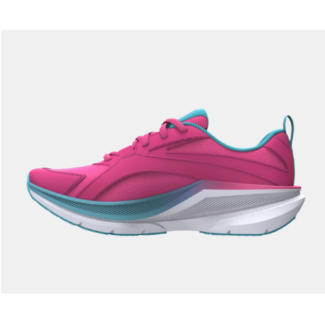 Under Armour Assert 11 Girls’ Running Shoe - Pink Rave/Fresco Blue