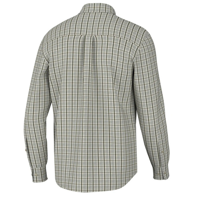 Local Boy Youth Stamps Dress Shirt - Light Beige/Olive/Green