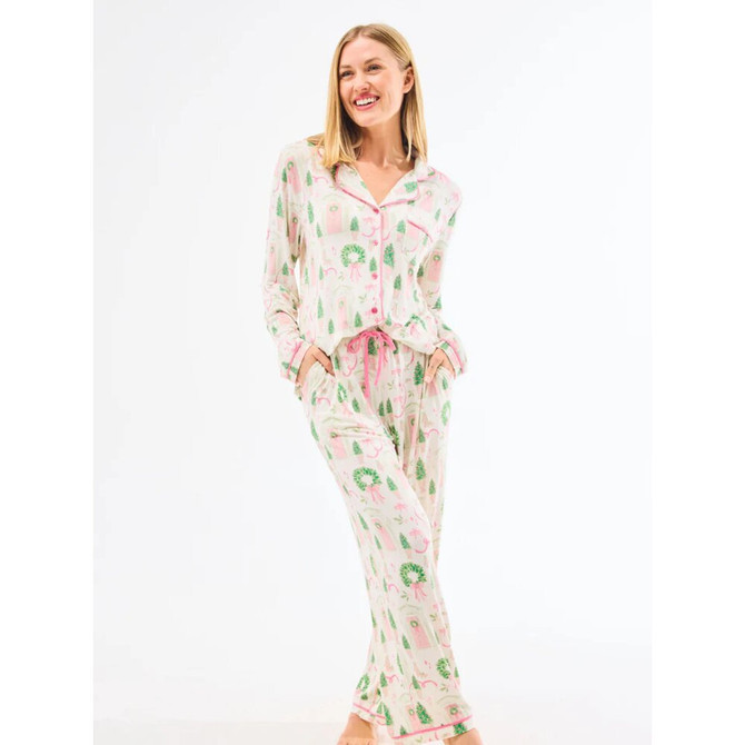 Mary Square Women's Home For Christmas Charlotte Pajama Set Mary Square Women's Home For Christmas Charlotte Pajama Set