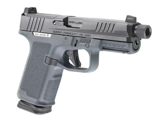 Ruger RXM 9mm 15rnd Optic Ready, Suppressor Height Night Sights, Threaded Barrel Threaded Barrel Gray