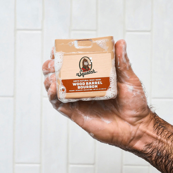 Dr. Squatch 8 oz. Body Wash - Wood Barrel Bourbon