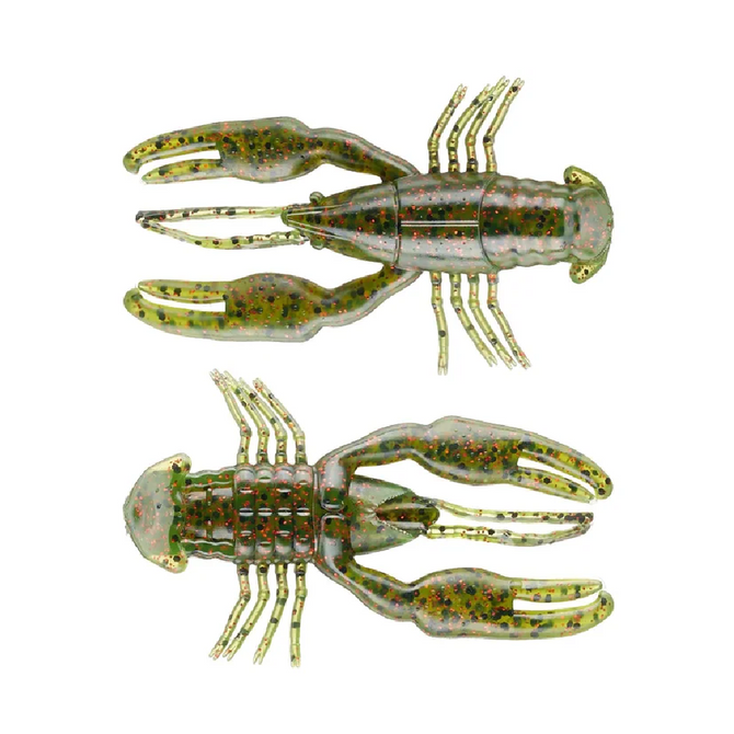 YUM Crawbug Soft Plastic Crawbait - Watermelon Red Flake