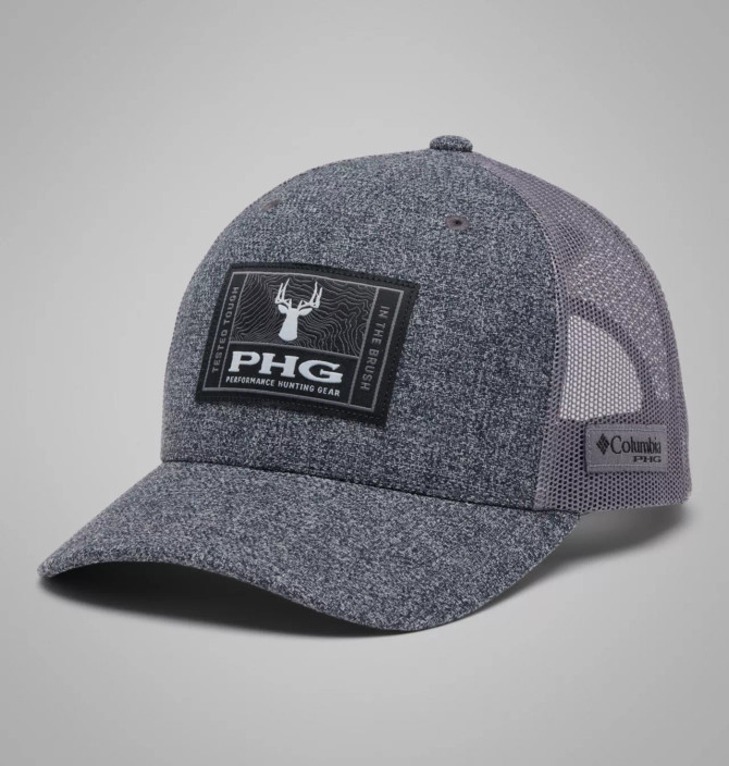 Columbia Men's PHG Patch Mesh Snap Back - Grill Heather Columbia Men's PHG Patch Mesh Snap Back - Grill Heather