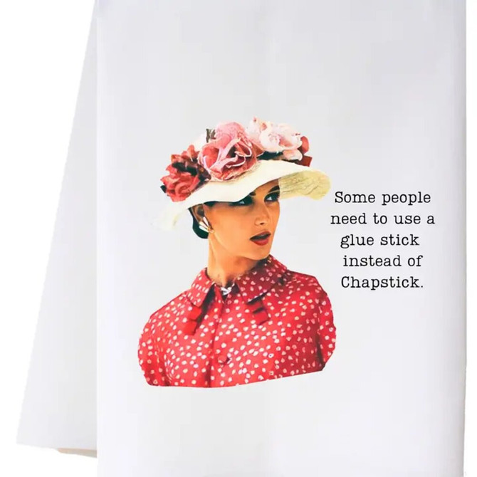 Cora & Pate Chapstick Kitchen Towel Cora & Pate Chapstick Kitchen Towel