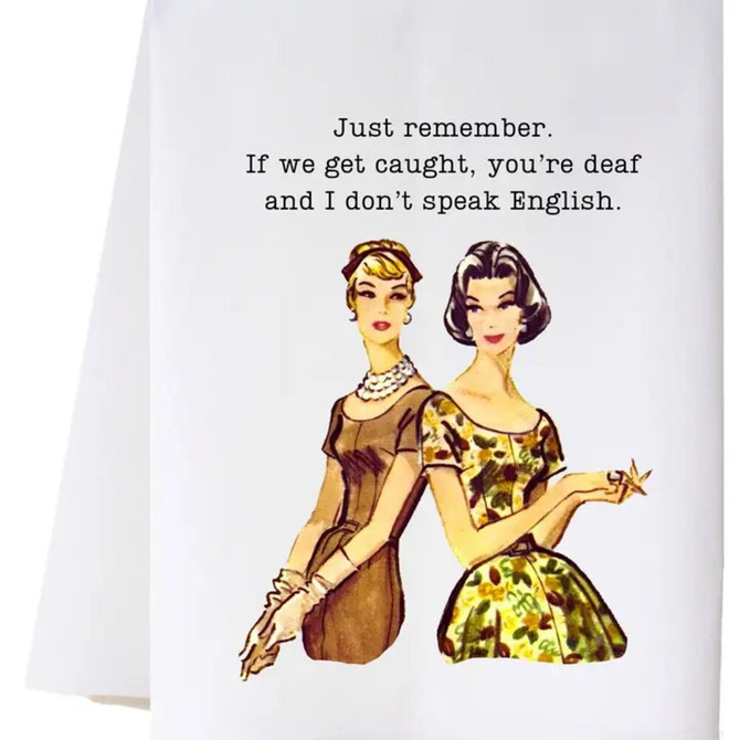 Cora & Pate Just Remember Kitchen Towel Cora & Pate Just Remember Kitchen Towel