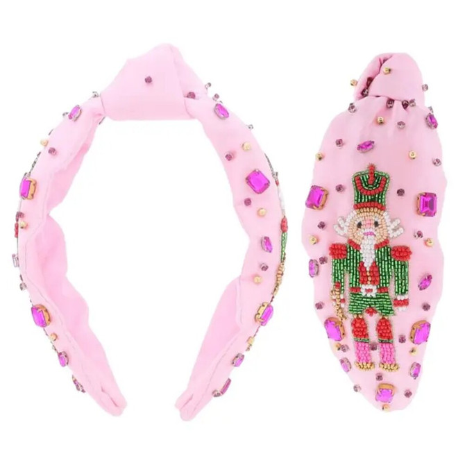 Jane Marie Pink Satin Nutcracker Headband Jane Marie Pink Satin Nutcracker Headband