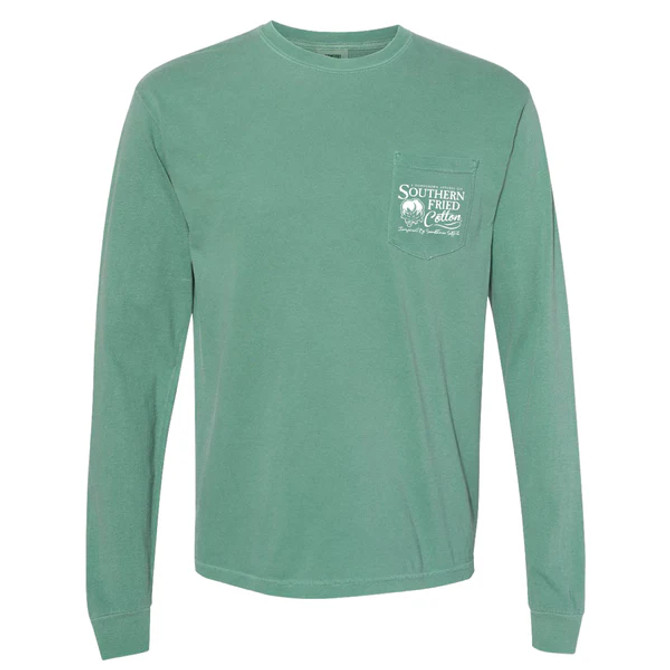 Southern Fried Cotton Men's Easy Landing Long Sleeve T-Shirt Southern Fried Cotton Men's Easy Landing Long Sleeve T-Shirt