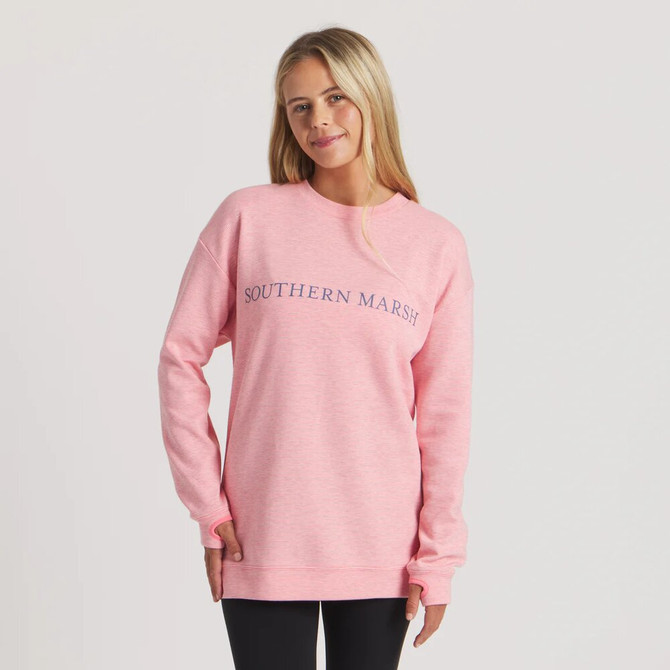 Southern Marsh Women's Sunday Morning Sweater - Upper Ridge - Coral Comfort
